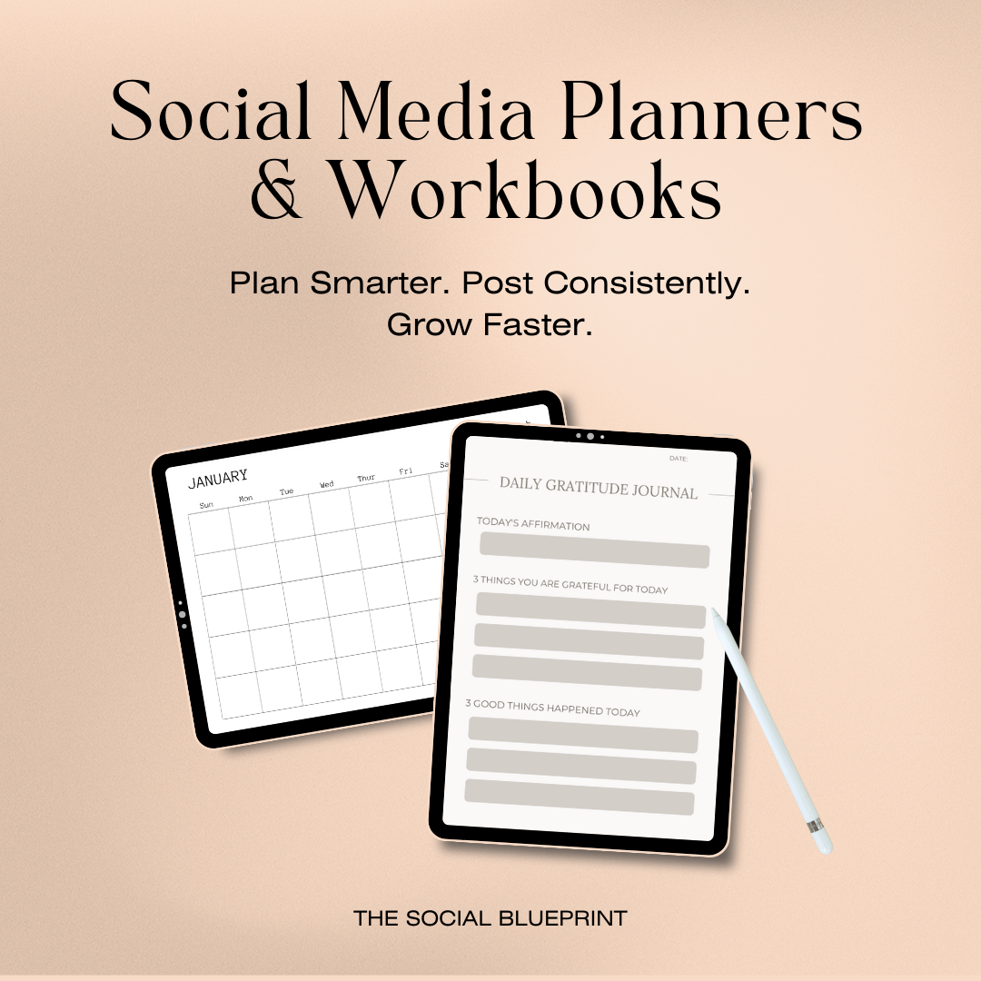 Social Media Planners & Workbooks