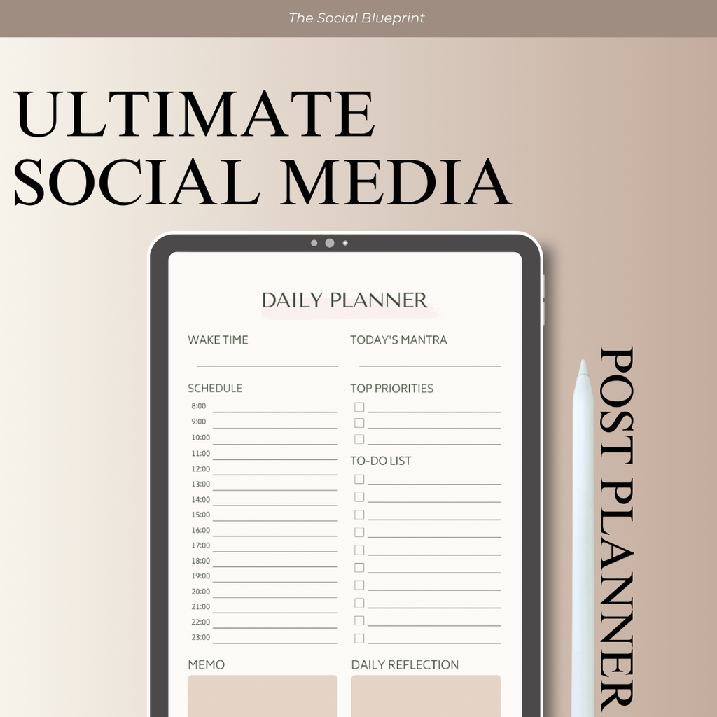 Social Media Post Planner to Keep You Posting Like a Pro