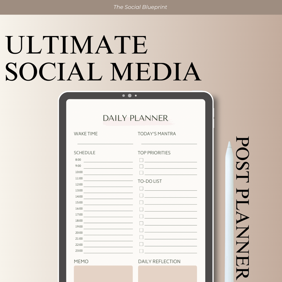 Social Media Post Planner to Keep You Posting Like a Pro